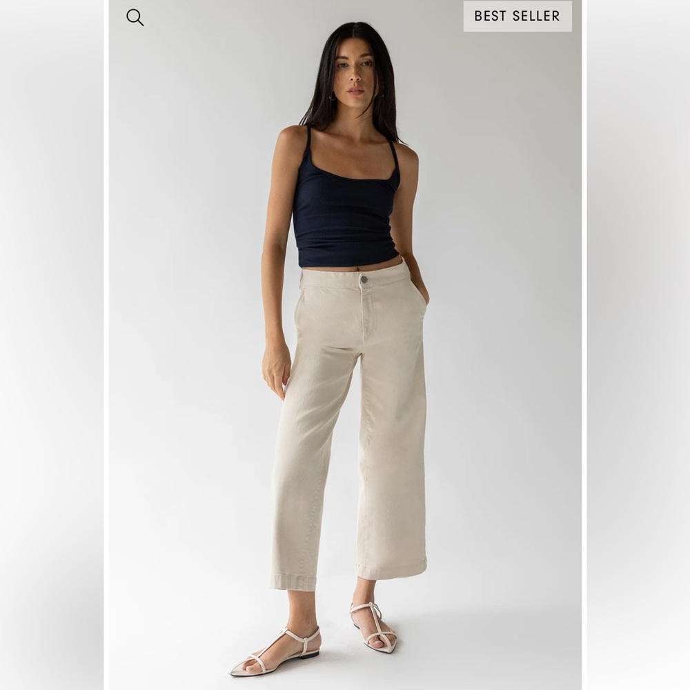 OAK + FORT xs cropped denim